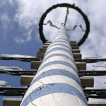 Maibaumaufstellen in Moosach Maibaumaufstellen in Moosach